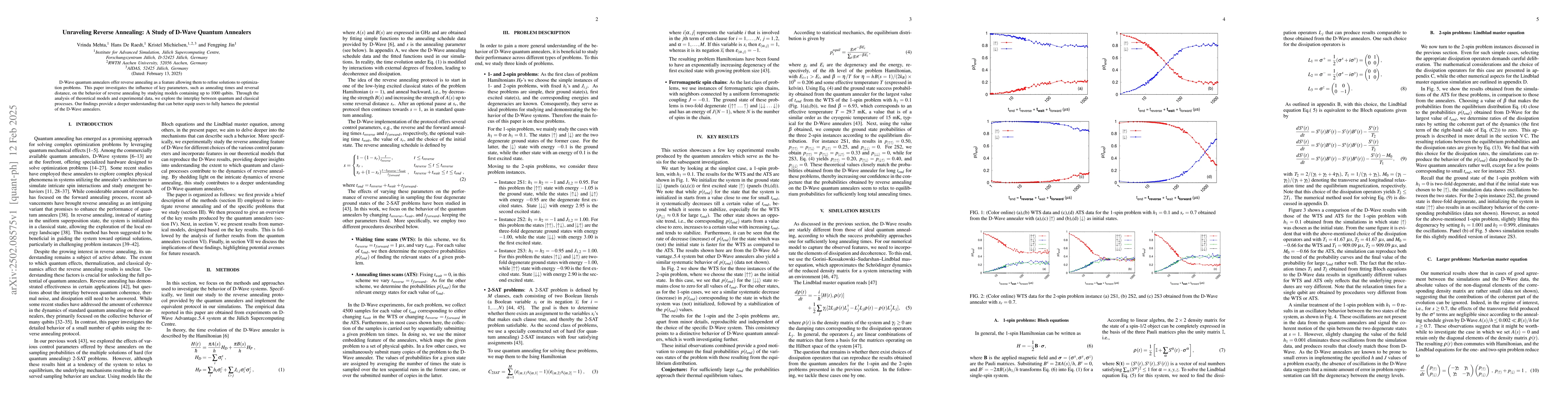Thumbnail for Unraveling Reverse Annealing: A Study of D-Wave Quantum Annealers