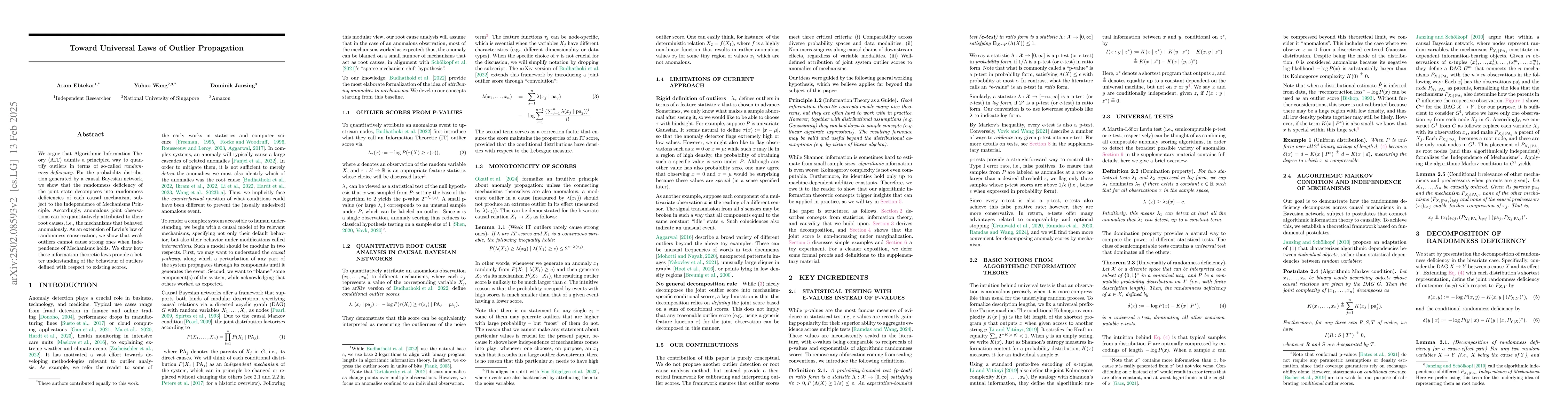 Thumbnail for Toward Universal Laws of Outlier Propagation