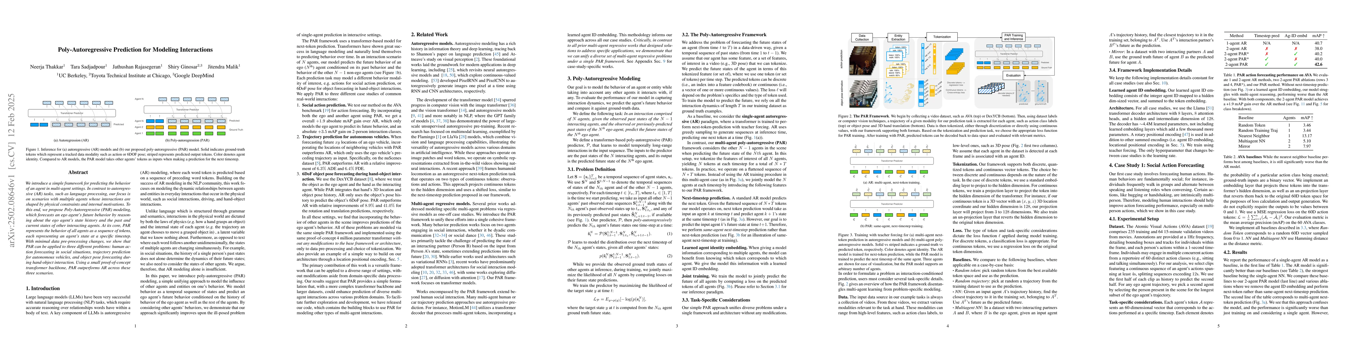 Thumbnail for Poly-Autoregressive Prediction for Modeling Interactions
