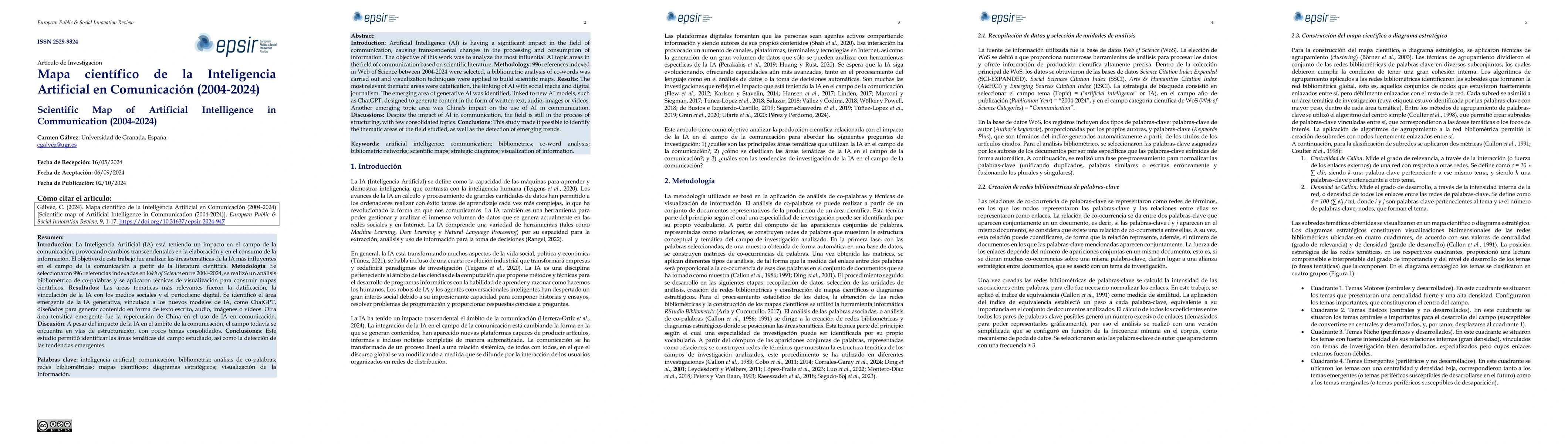 Thumbnail for Scientific Map of Artificial Intelligence in Communication (2004-2024)