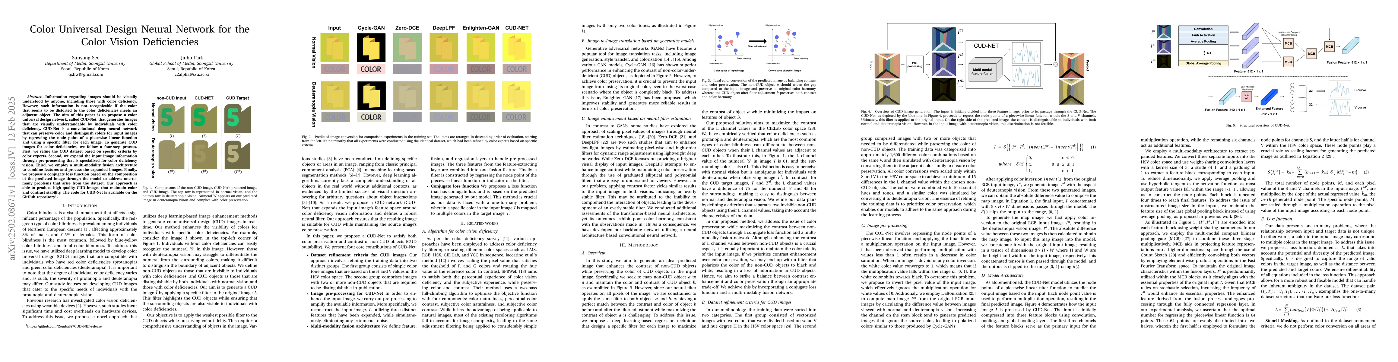 Thumbnail for Color Universal Design Neural Network for the Color Vision Deficiencies