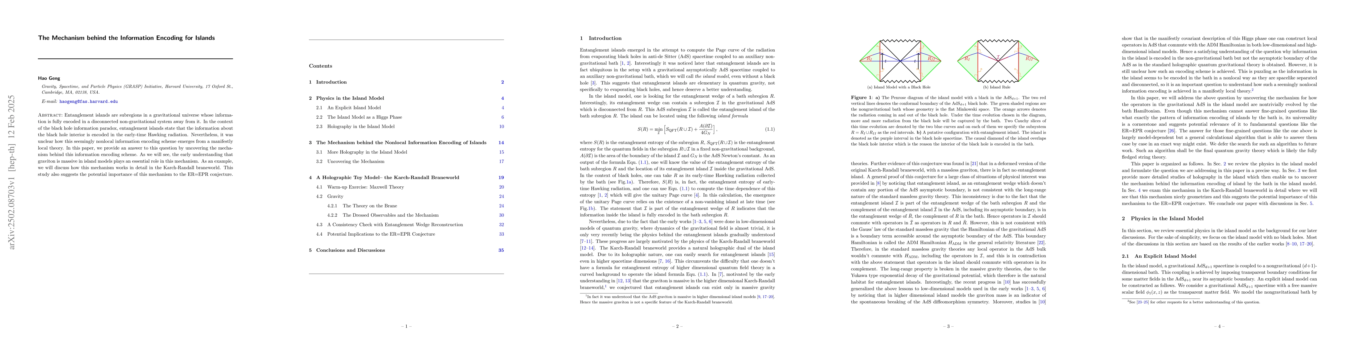 Thumbnail for The Mechanism behind the Information Encoding for Islands