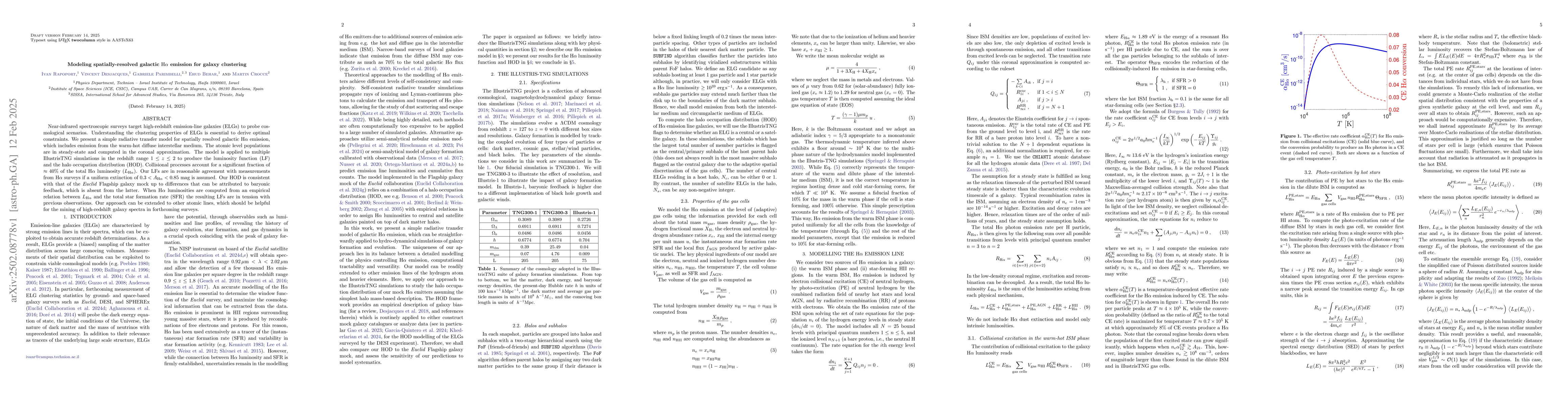 Thumbnail for Modeling spatially-resolved galactic H$α$ emission for galaxy
  clustering