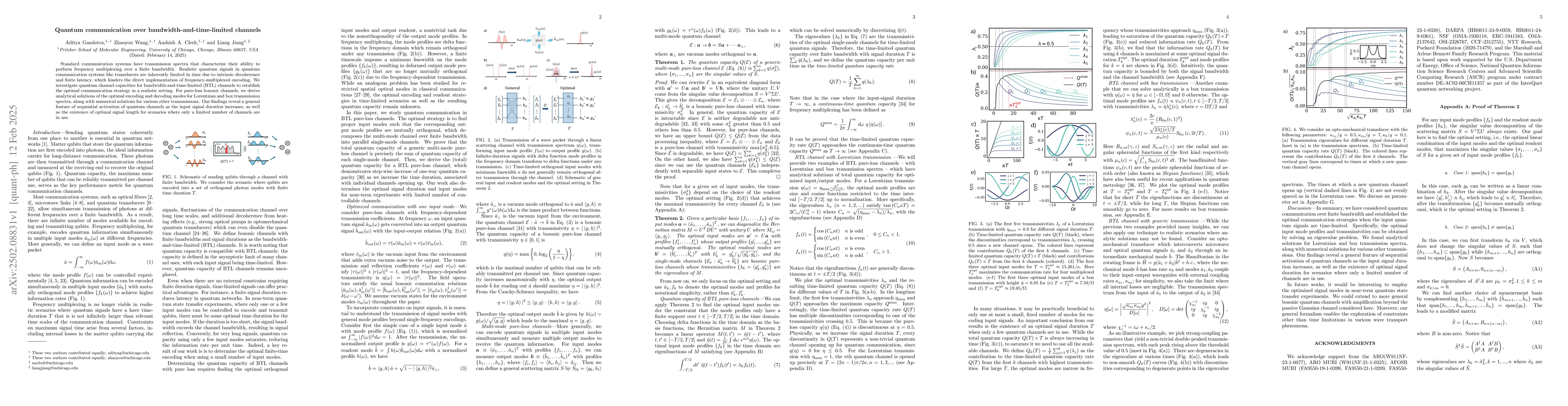 Thumbnail for Quantum communication over bandwidth-and-time-limited channels