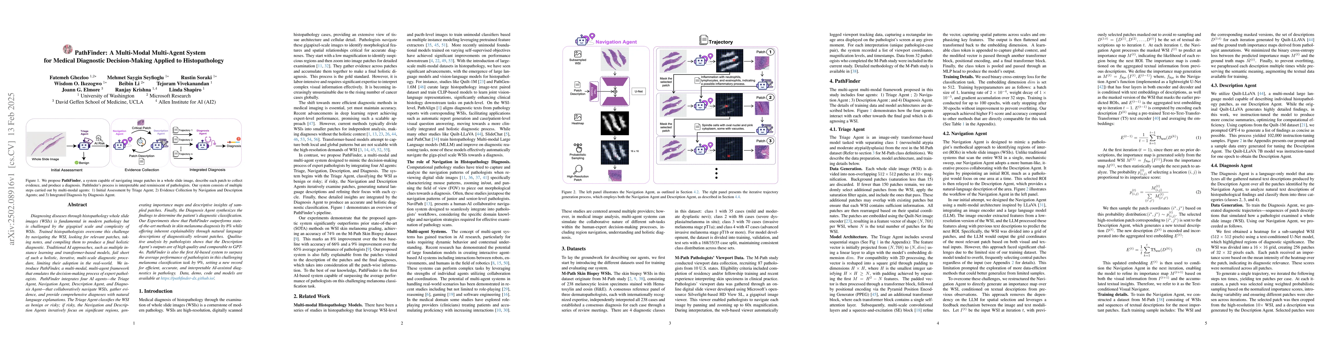 Thumbnail for PathFinder: A Multi-Modal Multi-Agent System for Medical Diagnostic
  Decision-Making Applied to Histopathology