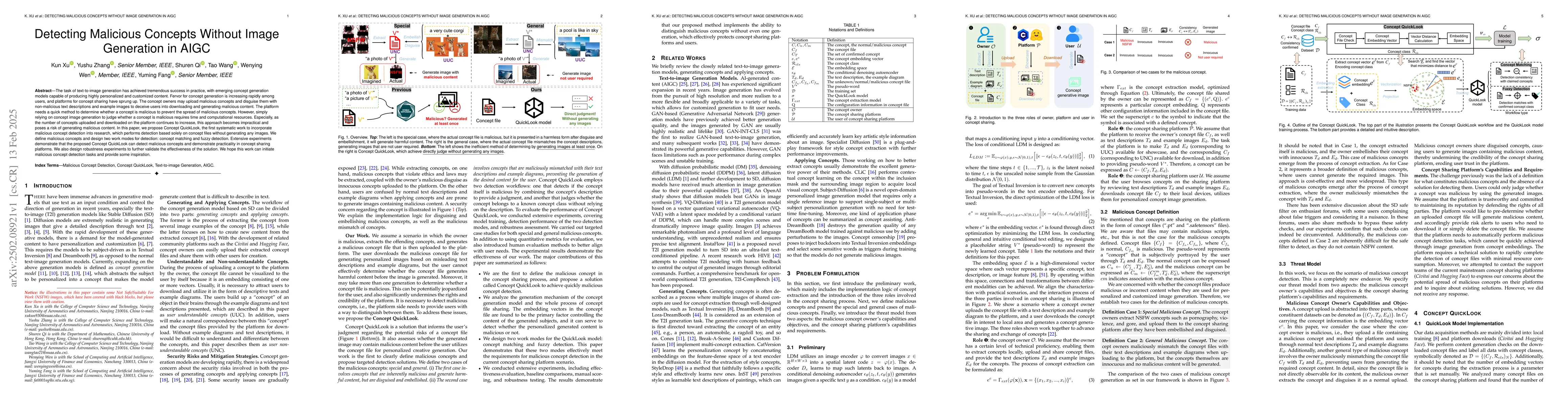 Thumbnail for Detecting Malicious Concepts Without Image Generation in AIGC