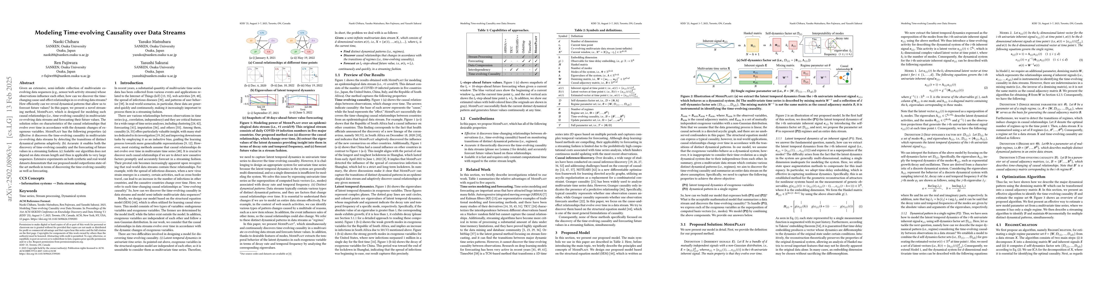 Thumbnail for Modeling Time-evolving Causality over Data Streams