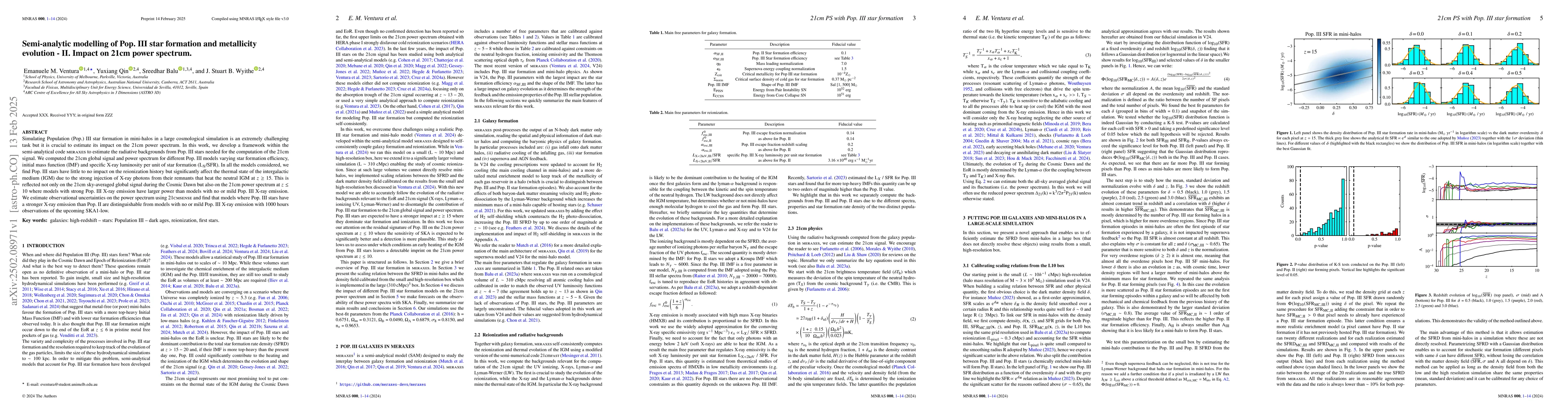 Thumbnail for Semi-analytic modelling of Pop. III star formation and metallicity
  evolution -- II. Impact on 21cm power spectrum