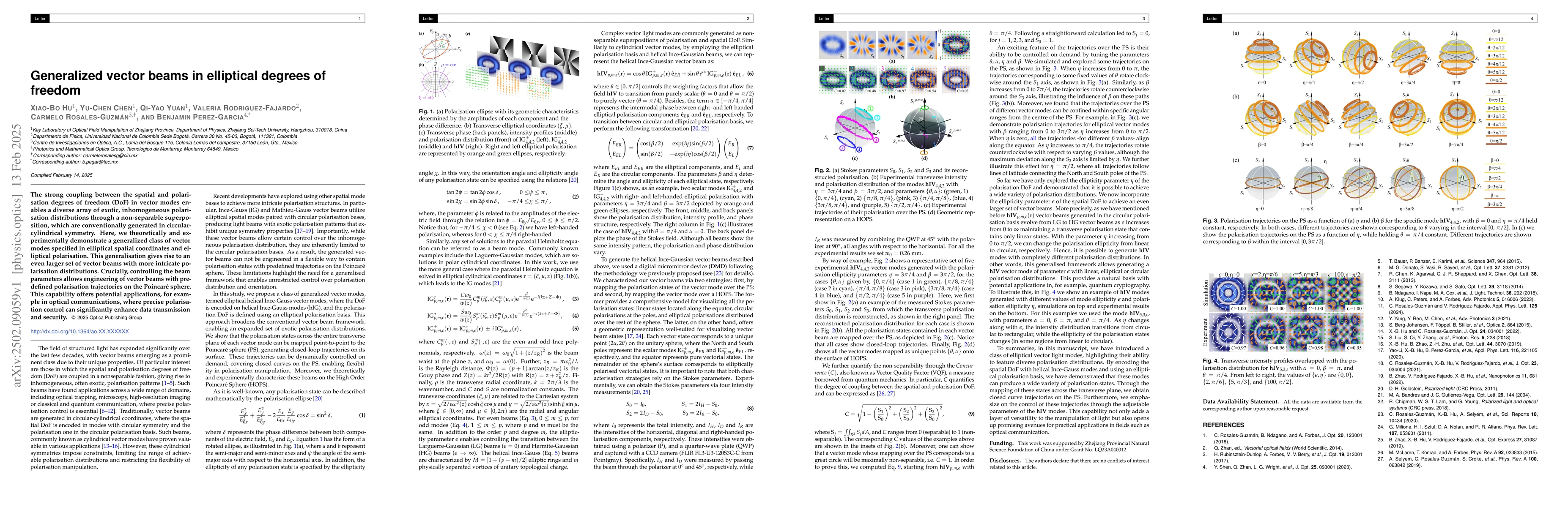 Thumbnail for Generalized Elliptical Vector modes