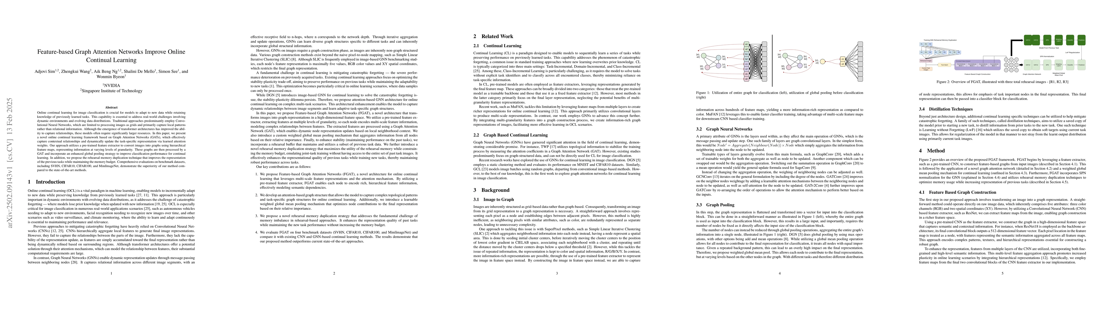 Thumbnail for Feature-based Graph Attention Networks Improve Online Continual Learning