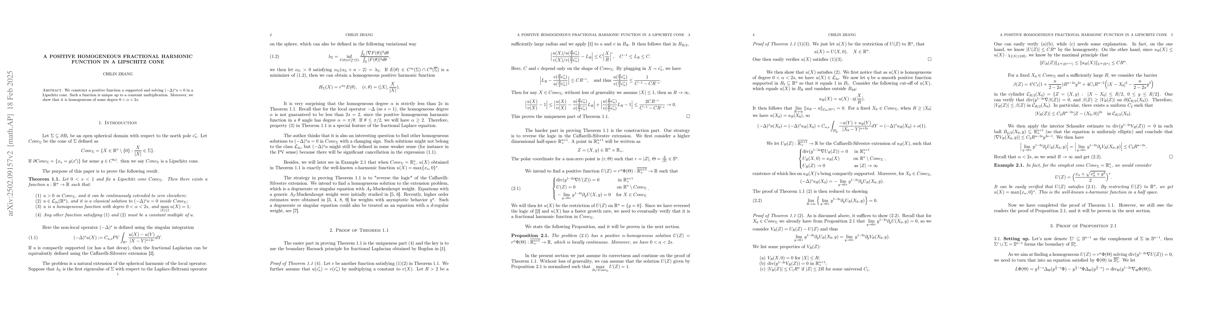 Thumbnail for A positive homogeneous fractional harmonic function in a Lipschitz cone