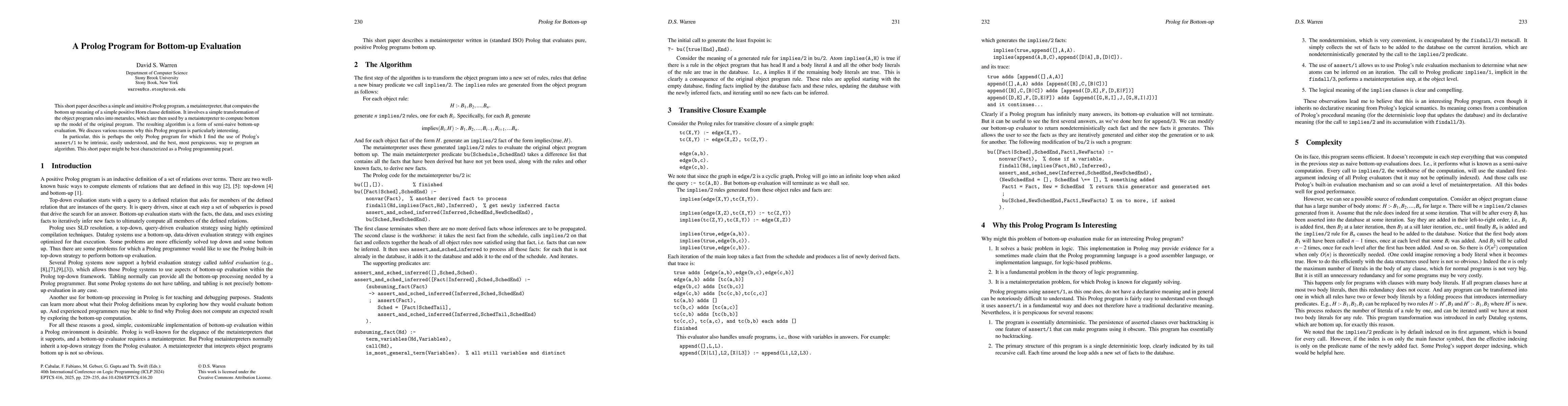 Thumbnail for A Prolog Program for Bottom-up Evaluation
