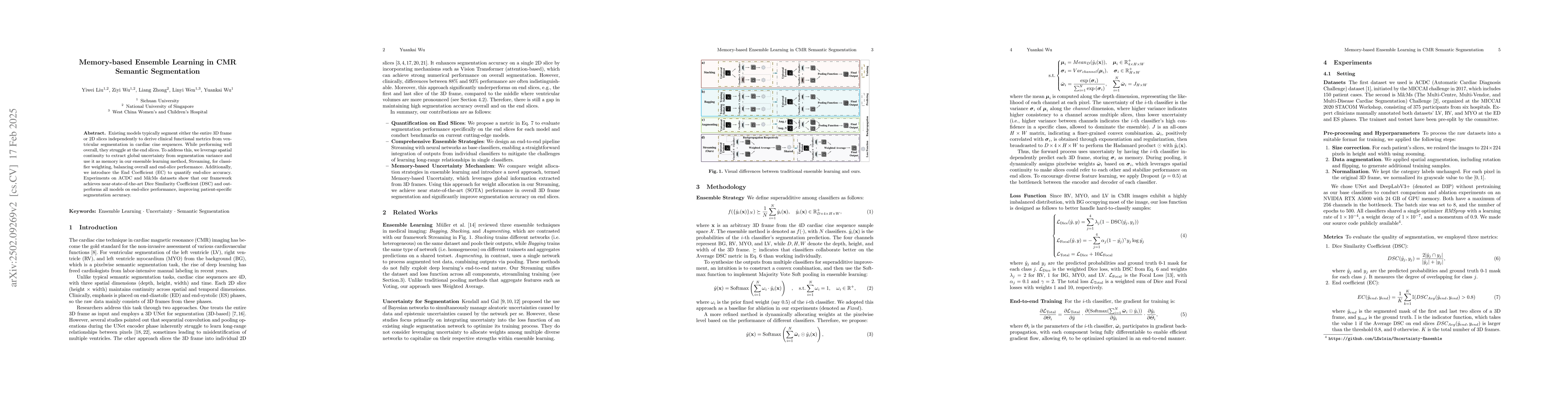 Thumbnail for Memory-based Ensemble Learning in CMR Semantic Segmentation