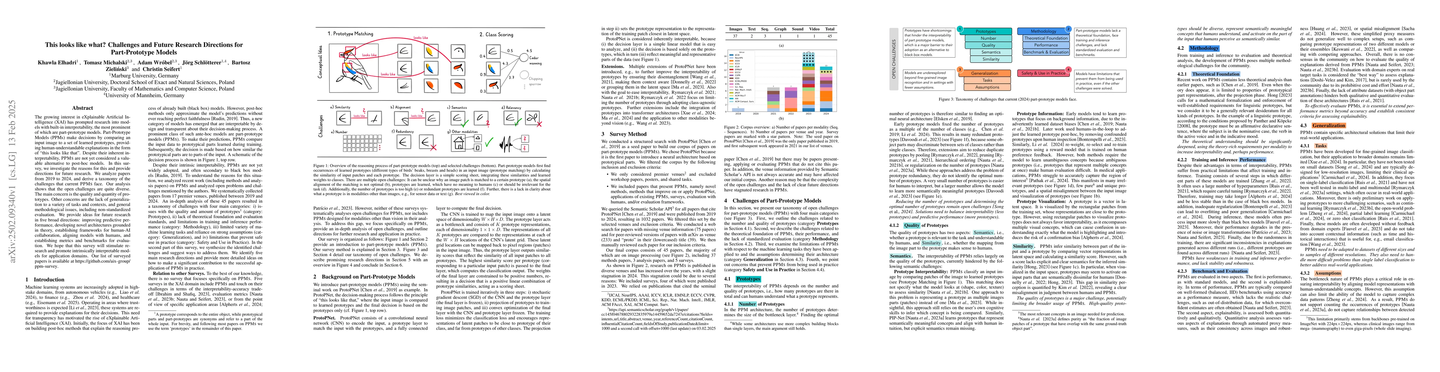 Thumbnail for This looks like what? Challenges and Future Research Directions for
  Part-Prototype Models
