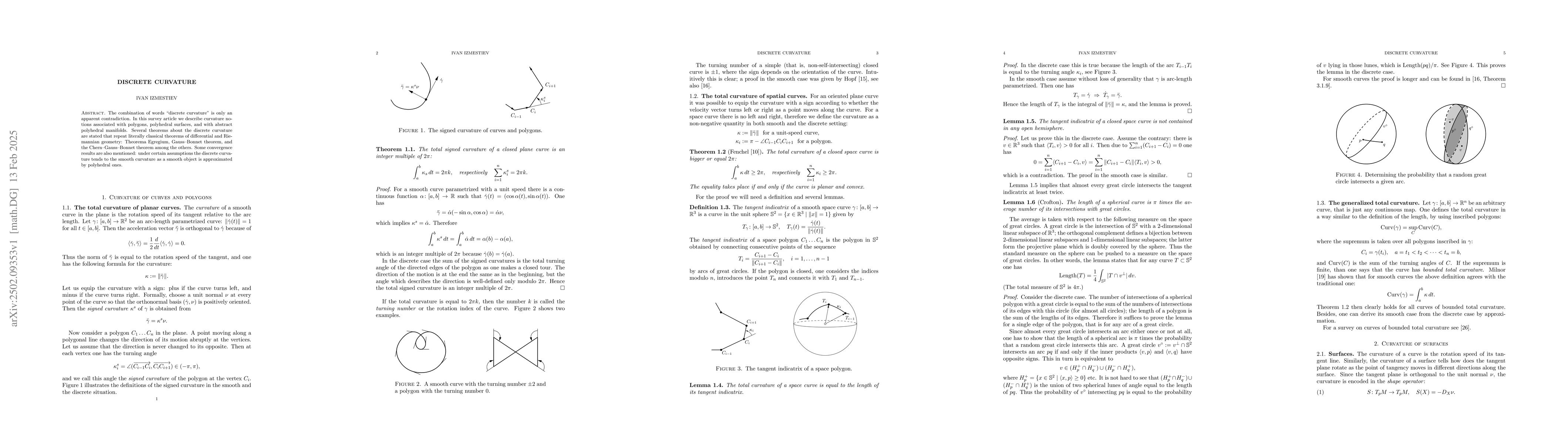Thumbnail for Discrete curvature