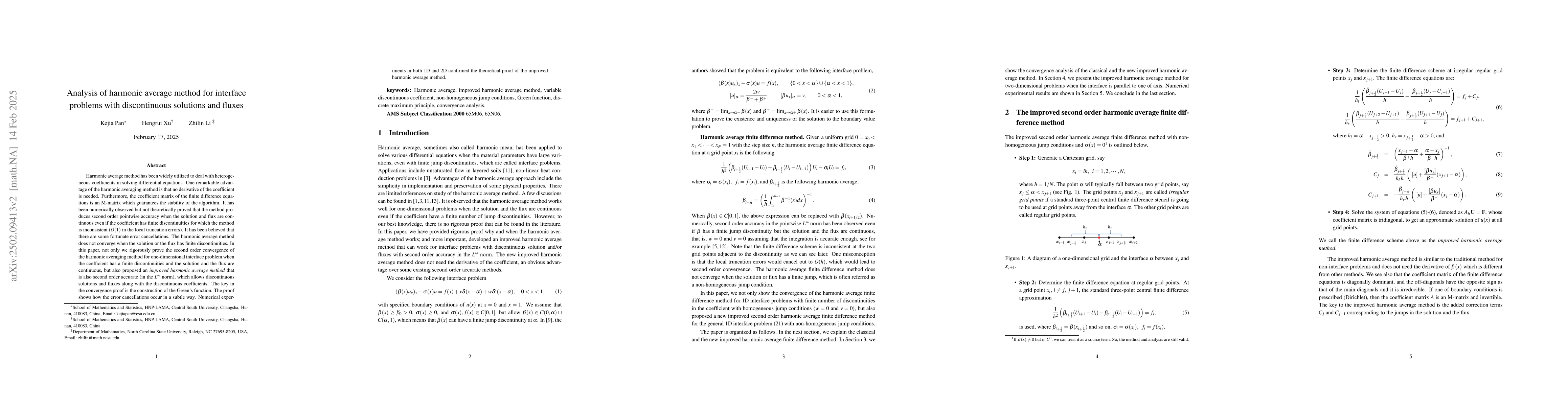 Thumbnail for Analysis of harmonic average method for interface problems with
  discontinuous solutions and fluxes