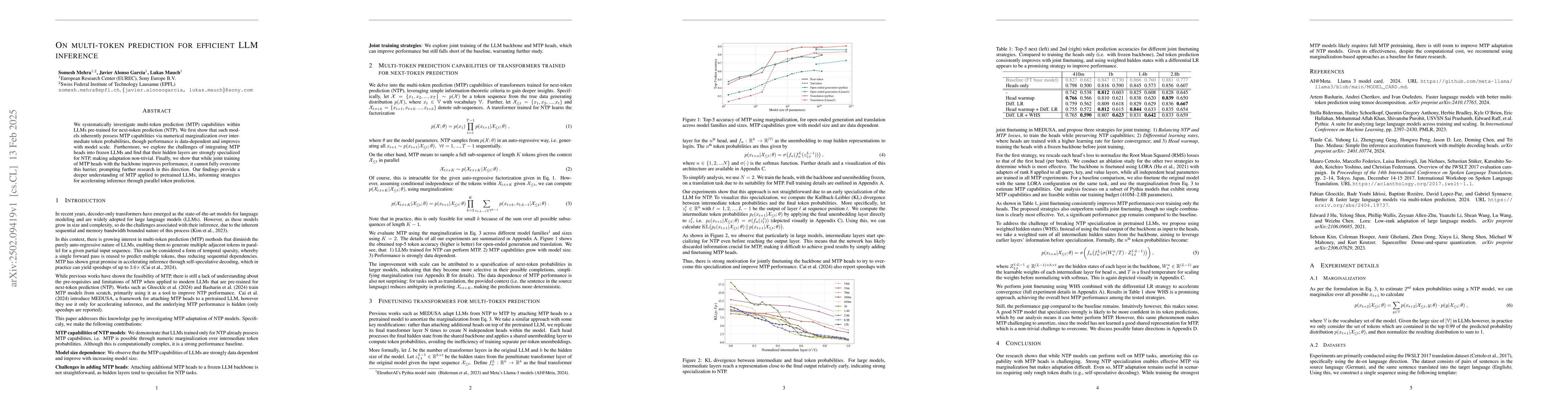 Thumbnail for On multi-token prediction for efficient LLM inference
