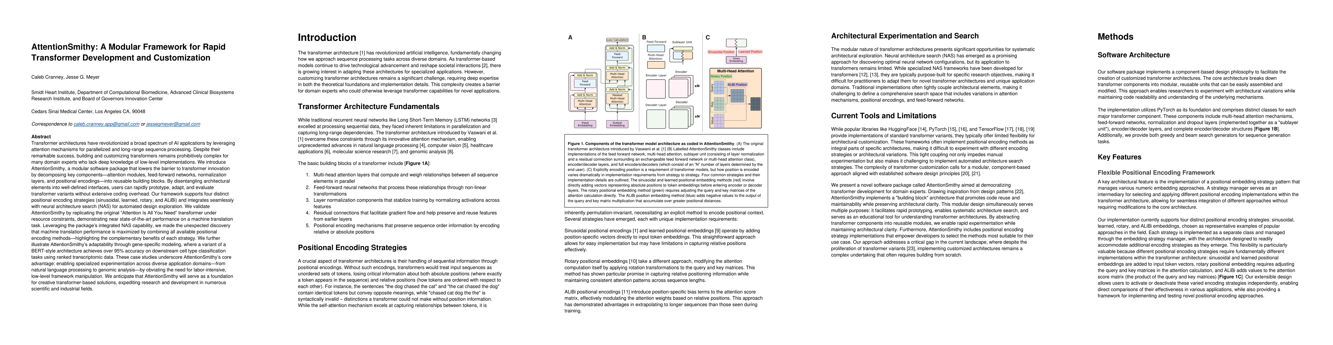 Thumbnail for AttentionSmithy: A Modular Framework for Rapid Transformer Development
  and Customization