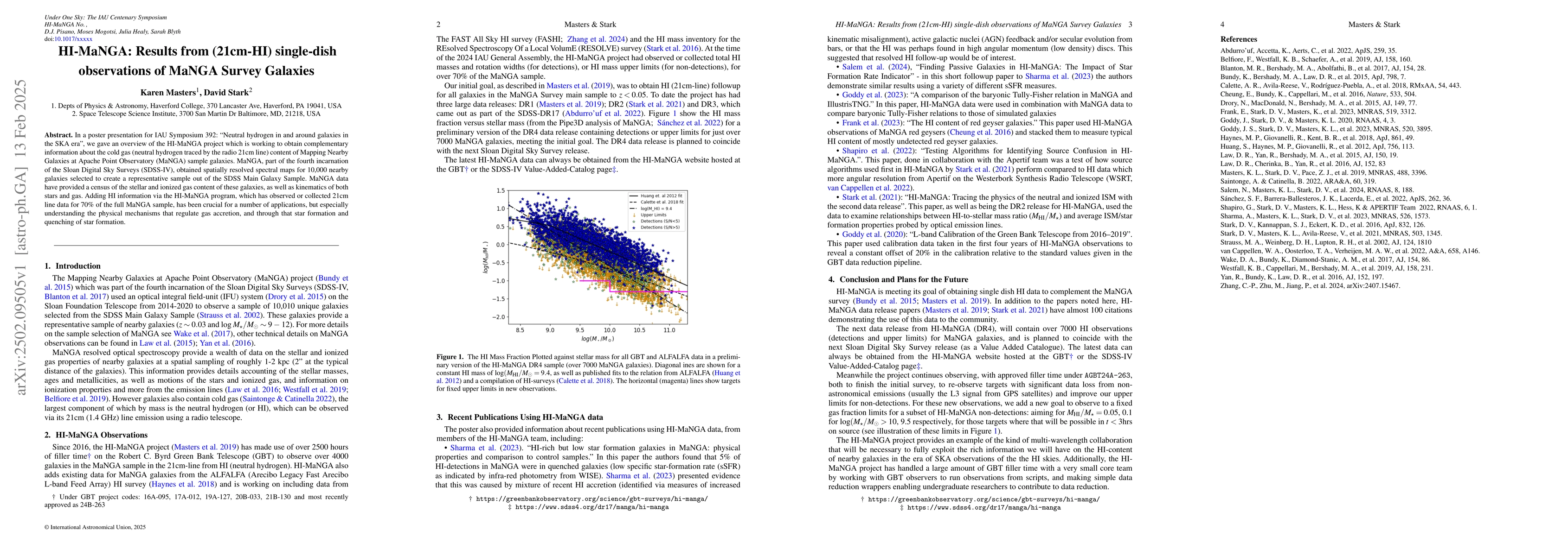 Thumbnail for HI-MaNGA: Results from (21cm-HI) single-dish observations of MaNGA
  Survey Galaxies