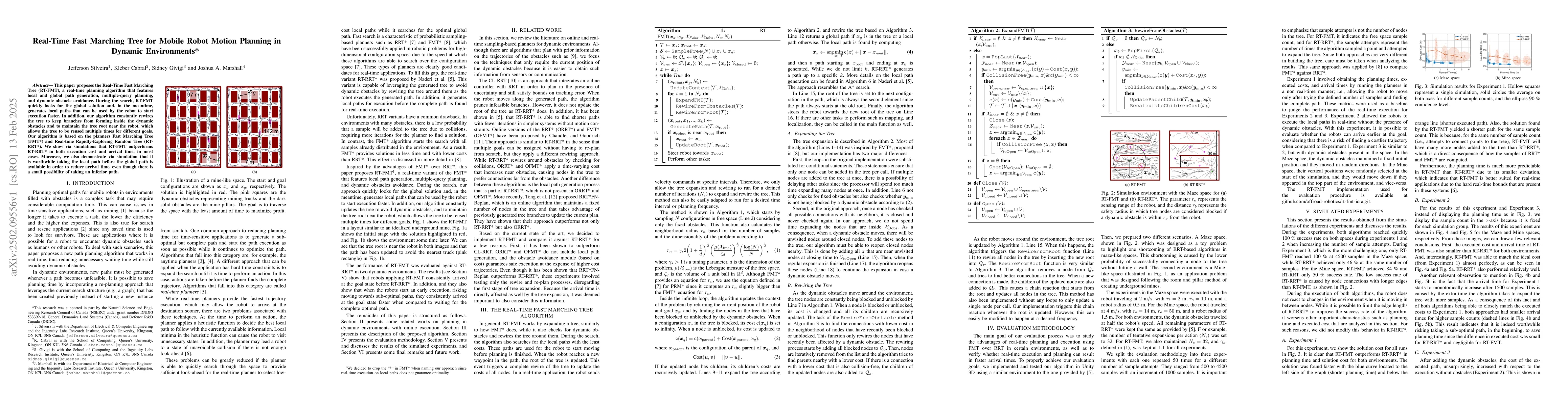 Thumbnail for Real-Time Fast Marching Tree for Mobile Robot Motion Planning in Dynamic
  Environments