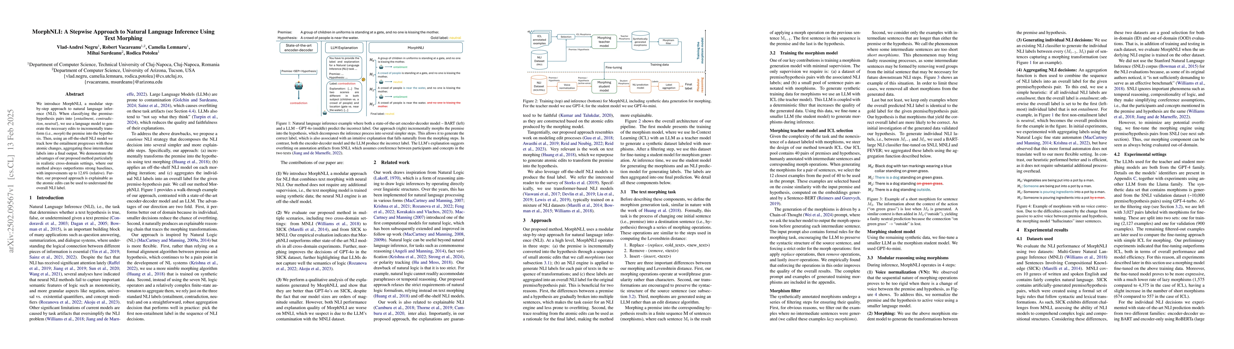 Thumbnail for MorphNLI: A Stepwise Approach to Natural Language Inference Using Text
  Morphing