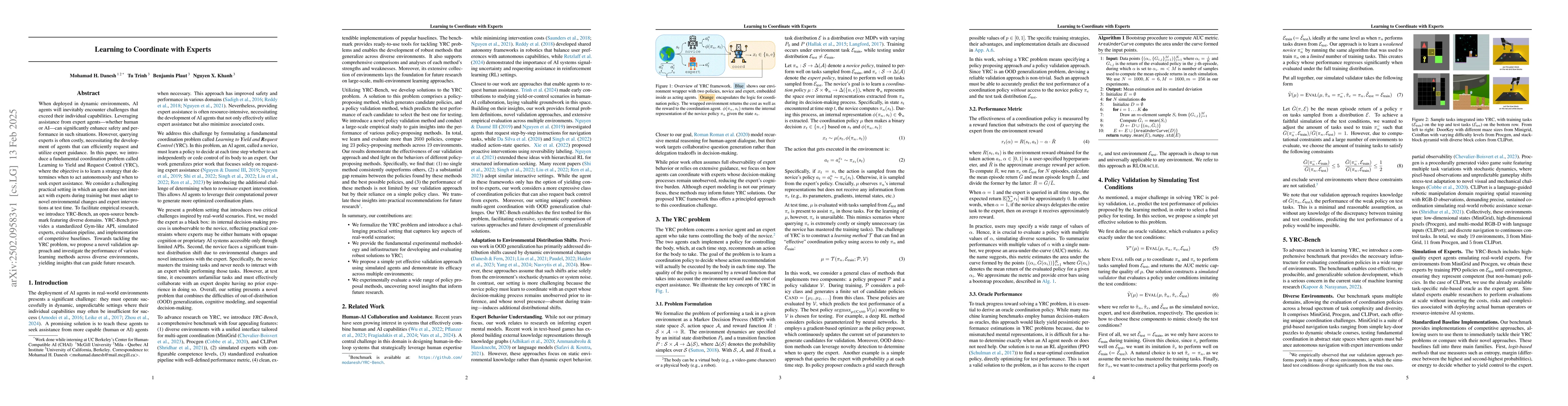 Thumbnail for Learning to Coordinate with Experts