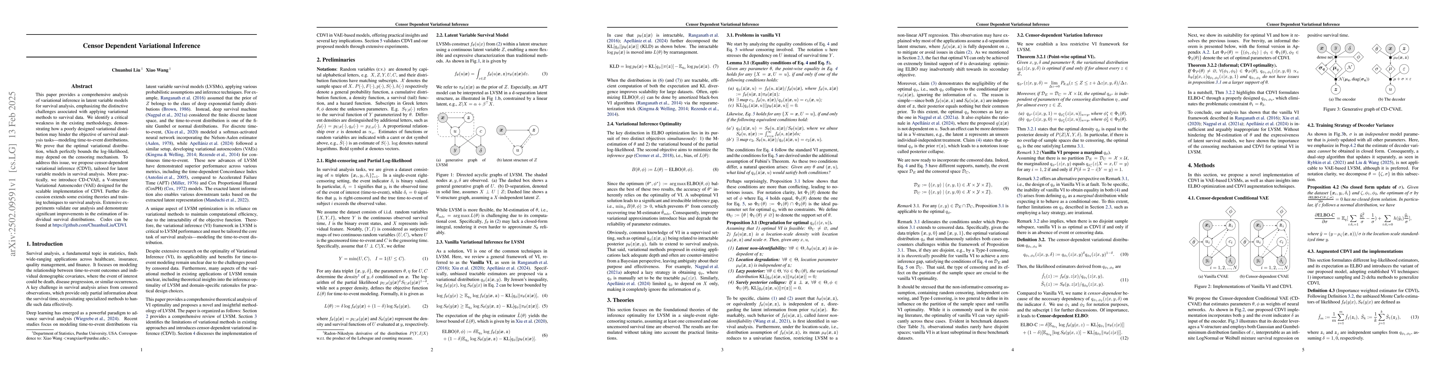 Thumbnail for Censor Dependent Variational Inference