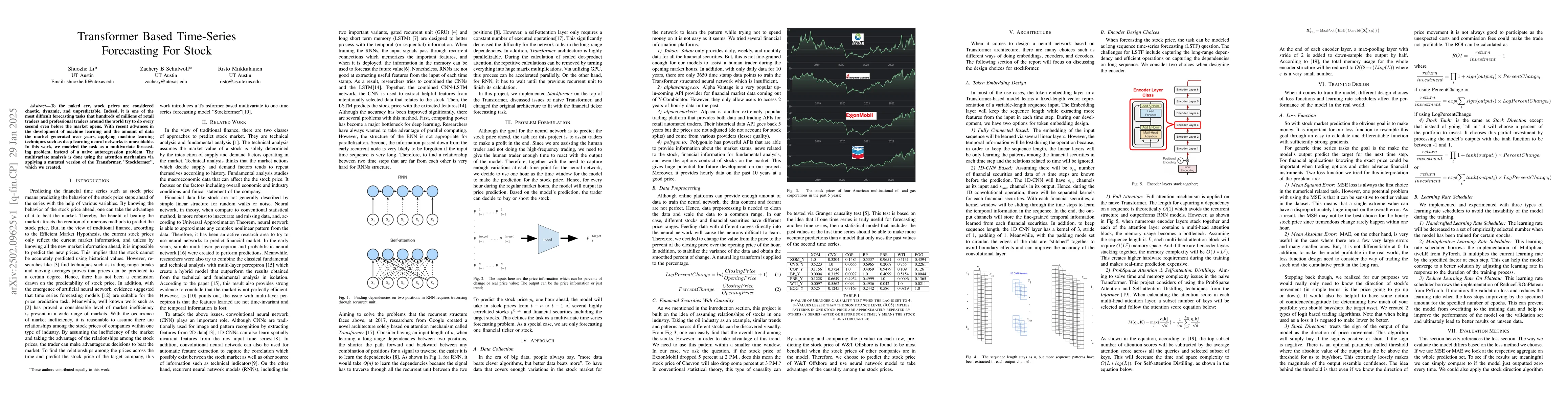 Thumbnail for Transformer Based Time-Series Forecasting for Stock