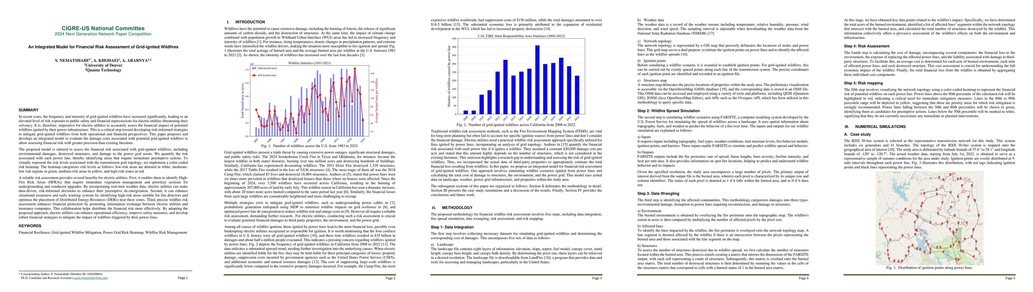 Thumbnail for An Integrated Model for Financial Risk Assessment of Grid-ignited
  Wildfires