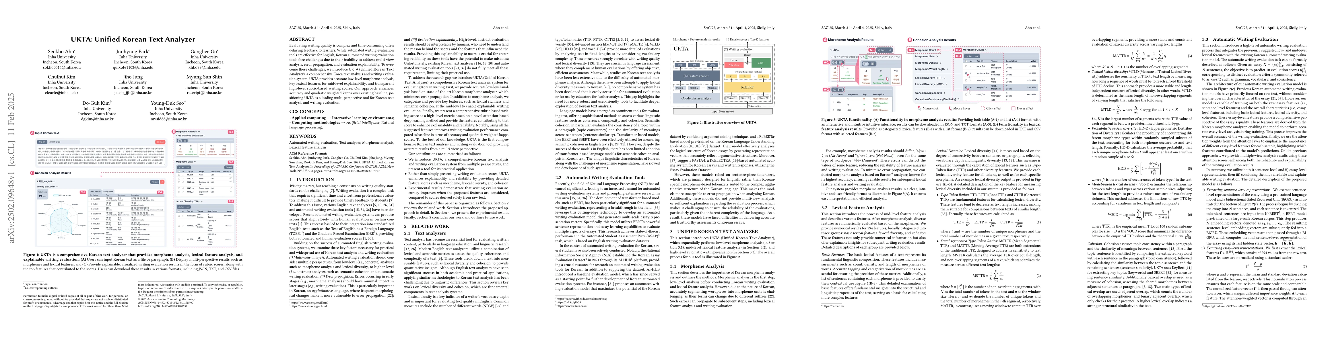 Thumbnail for UKTA: Unified Korean Text Analyzer