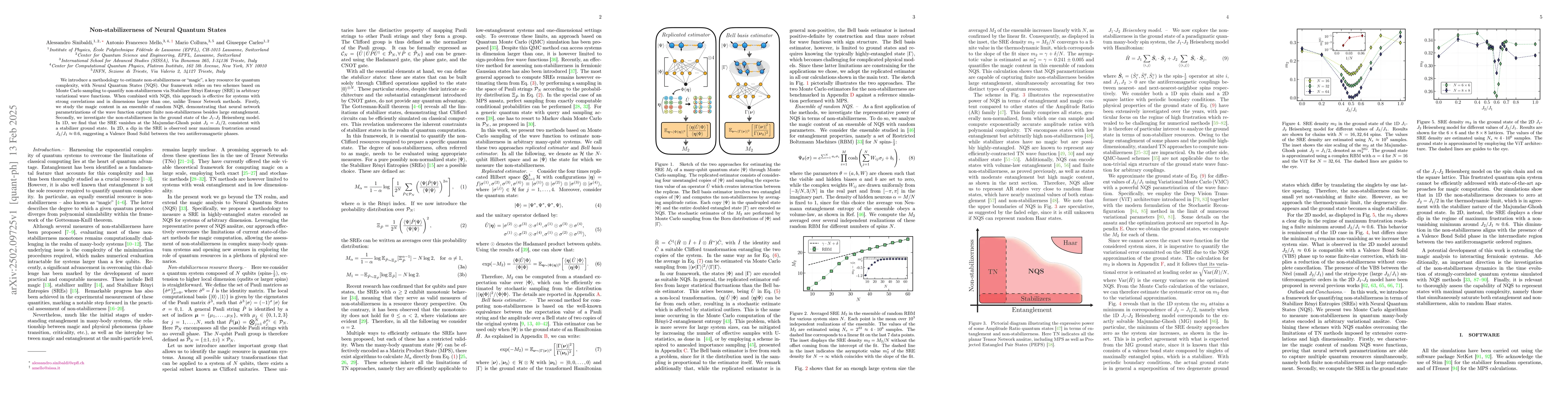 Thumbnail for Non-stabilizerness of Neural Quantum States