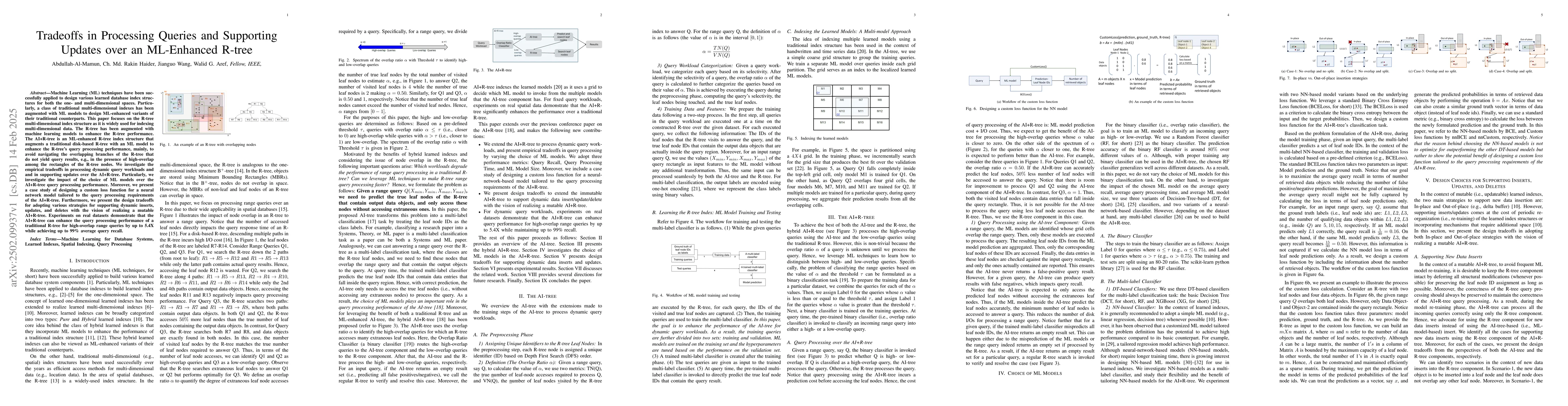 Thumbnail for Tradeoffs in Processing Queries and Supporting Updates over an
  ML-Enhanced R-tree