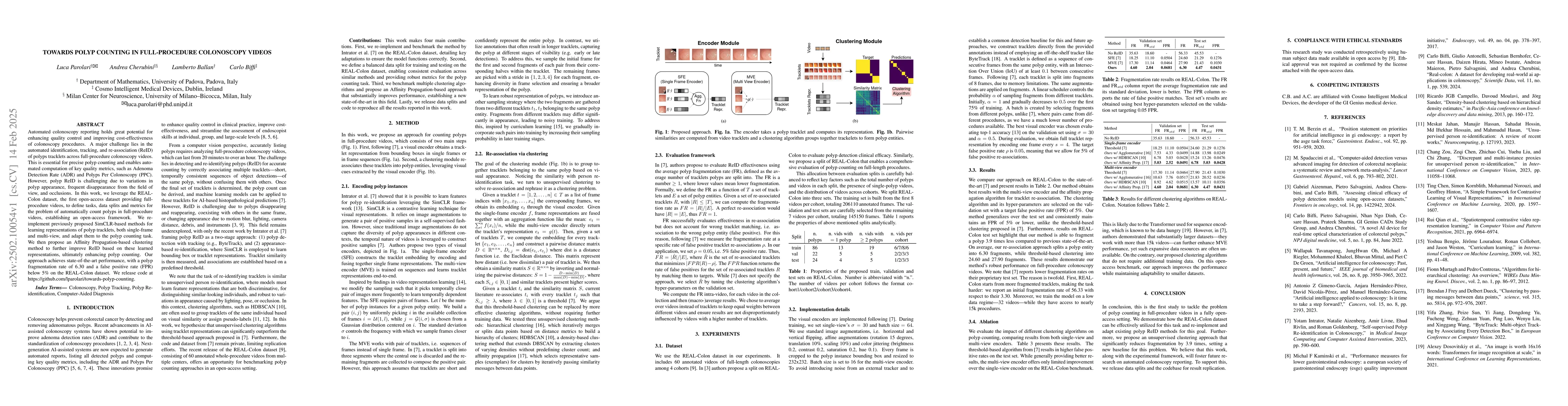 Thumbnail for Towards Polyp Counting In Full-Procedure Colonoscopy Videos