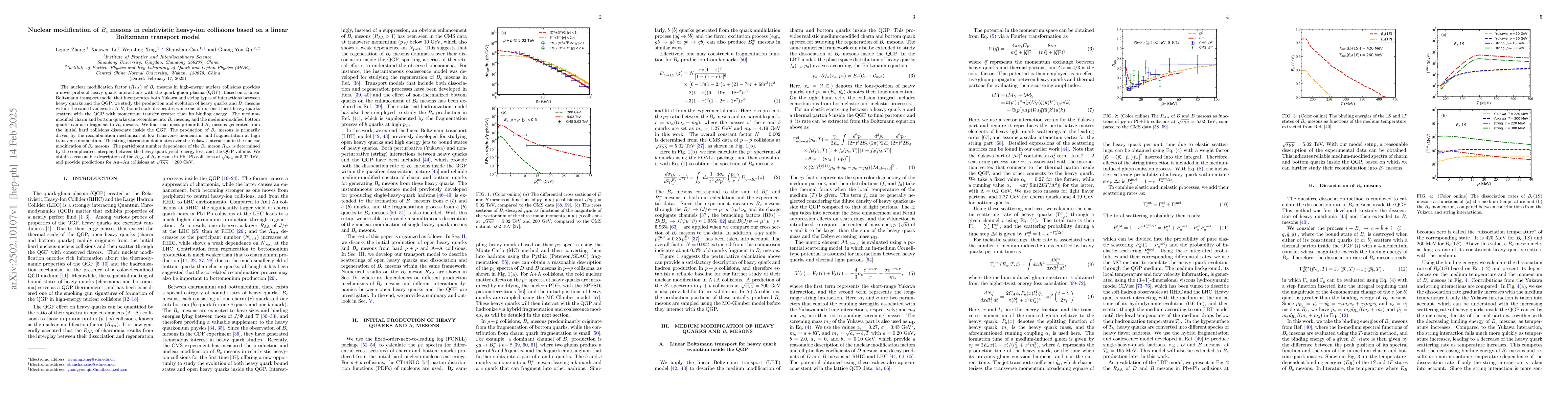 Thumbnail for Nuclear modification of $B_c$ mesons in relativistic heavy-ion
  collisions based on a linear Boltzmann transport model