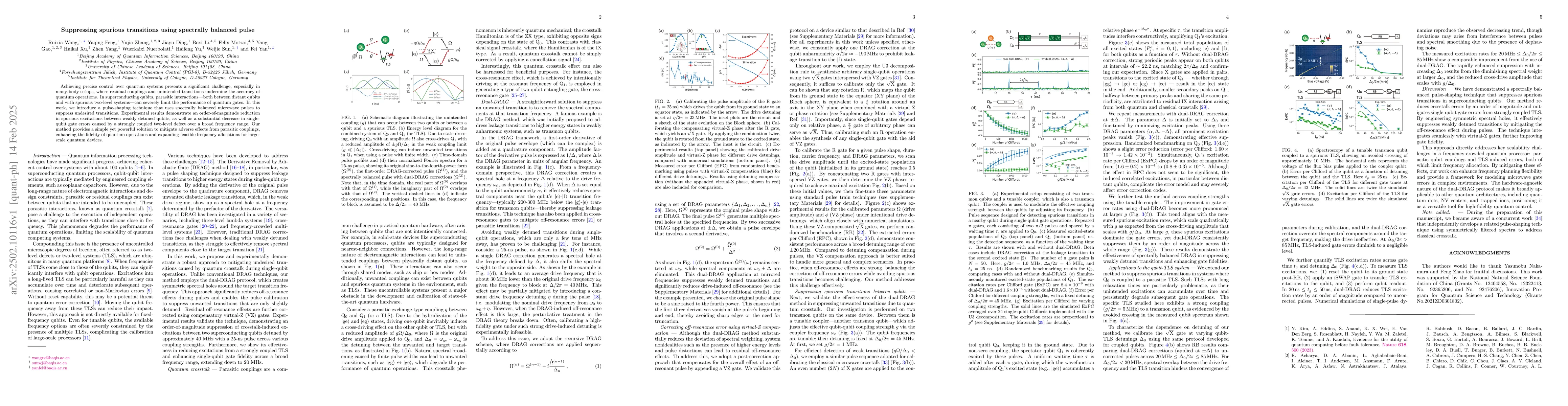 Thumbnail for Suppressing spurious transitions using spectrally balanced pulse
