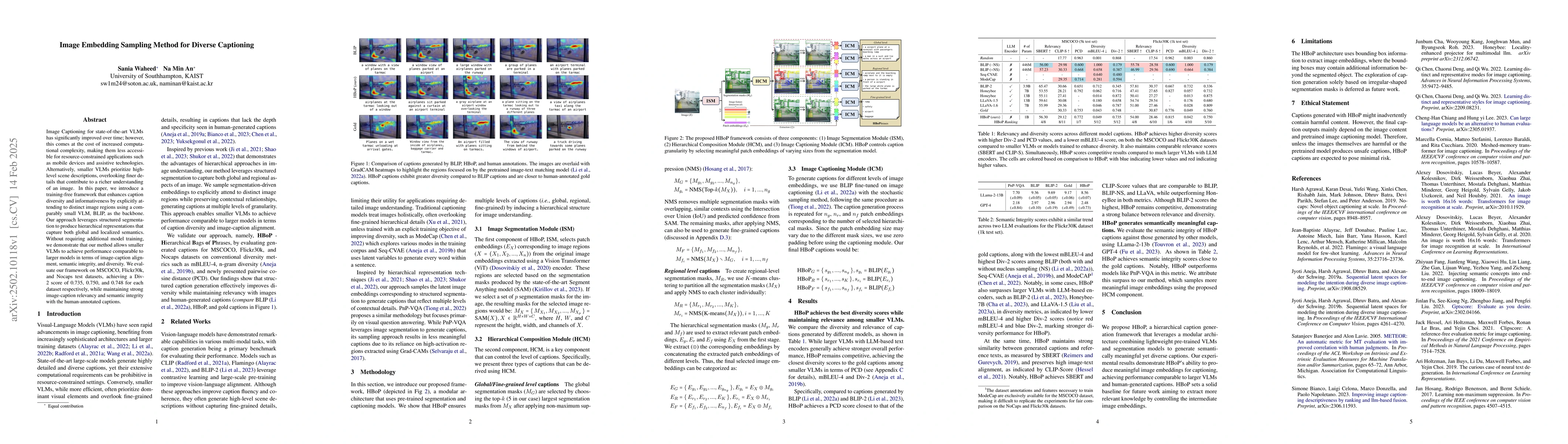 Thumbnail for Image Embedding Sampling Method for Diverse Captioning