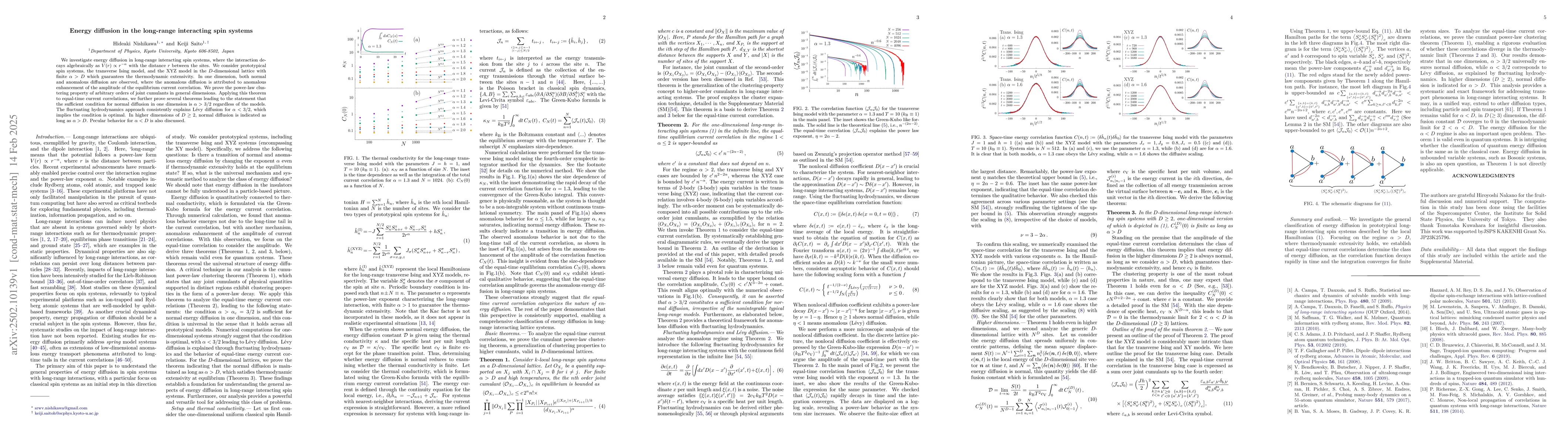 Thumbnail for Energy diffusion in the long-range interacting spin systems