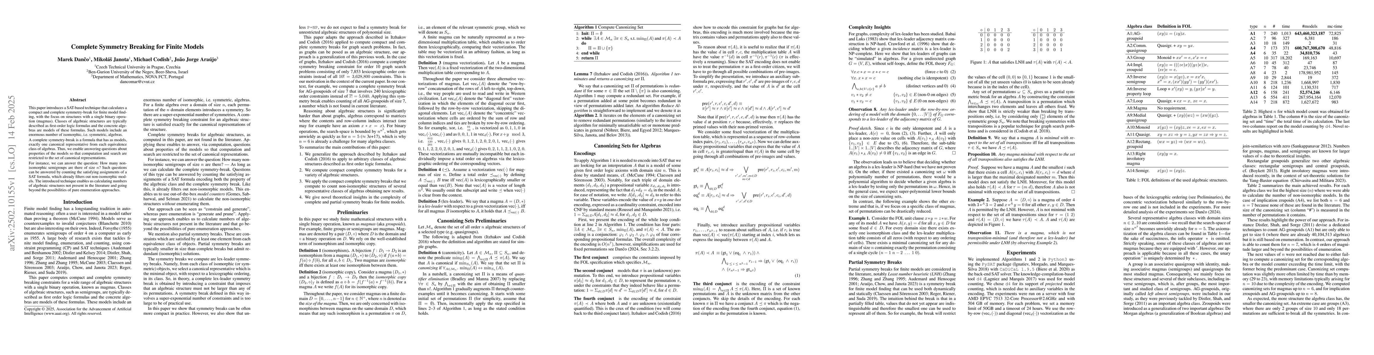 Thumbnail for Complete Symmetry Breaking for Finite Models