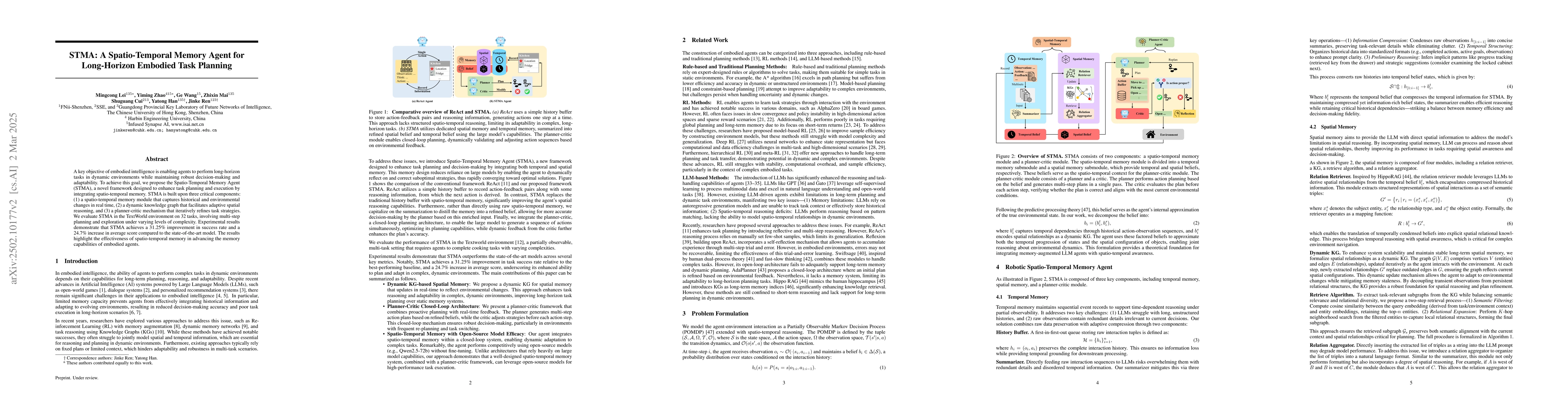 Thumbnail for STMA: A Spatio-Temporal Memory Agent for Long-Horizon Embodied Task
  Planning