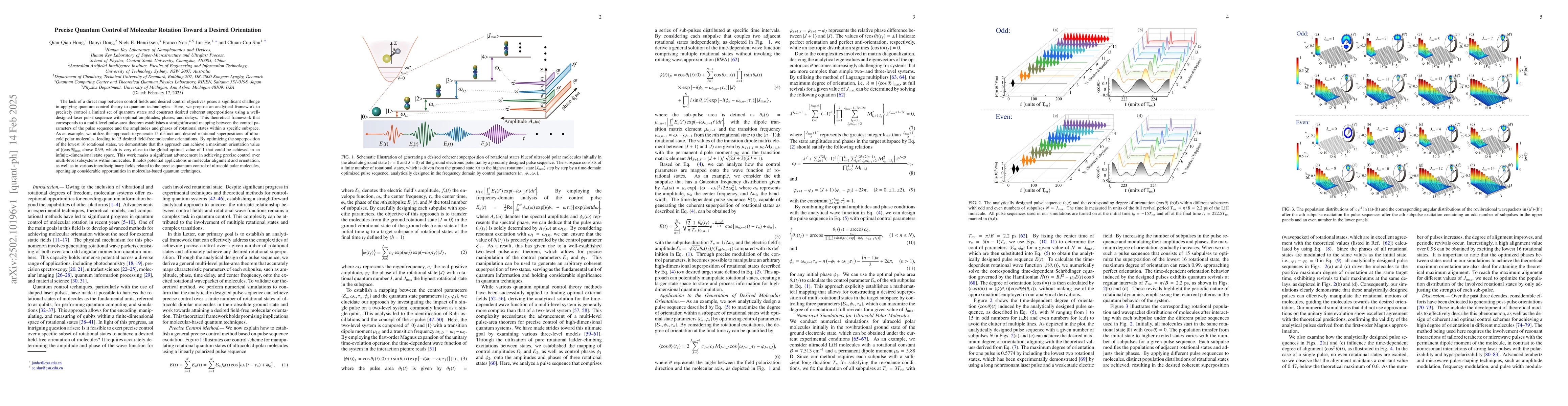 Thumbnail for Precise Quantum Control of Molecular Rotation Toward a Desired
  Orientation