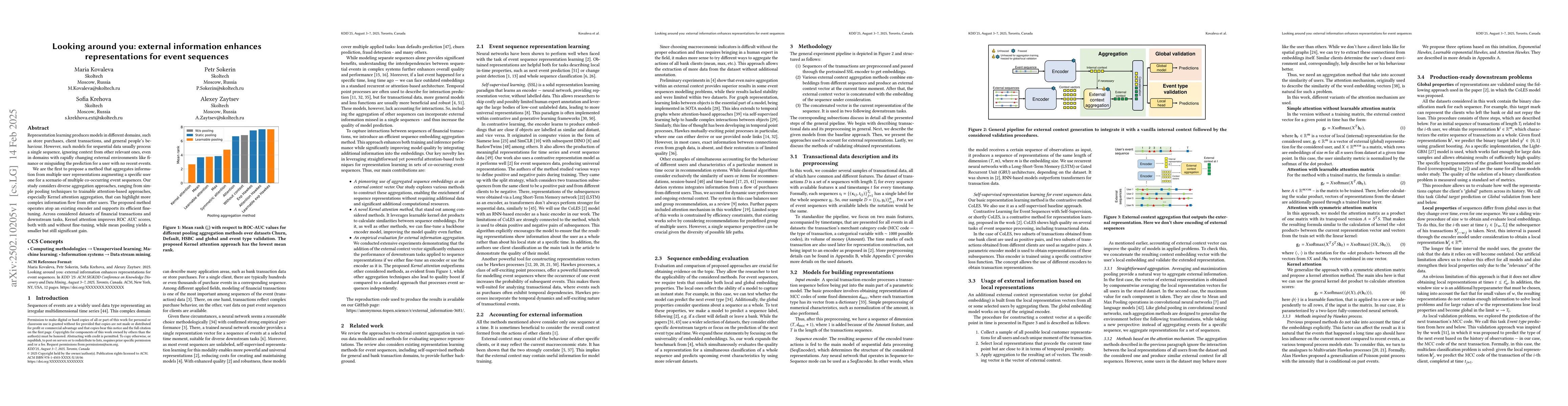 Thumbnail for Looking around you: external information enhances representations for
  event sequences