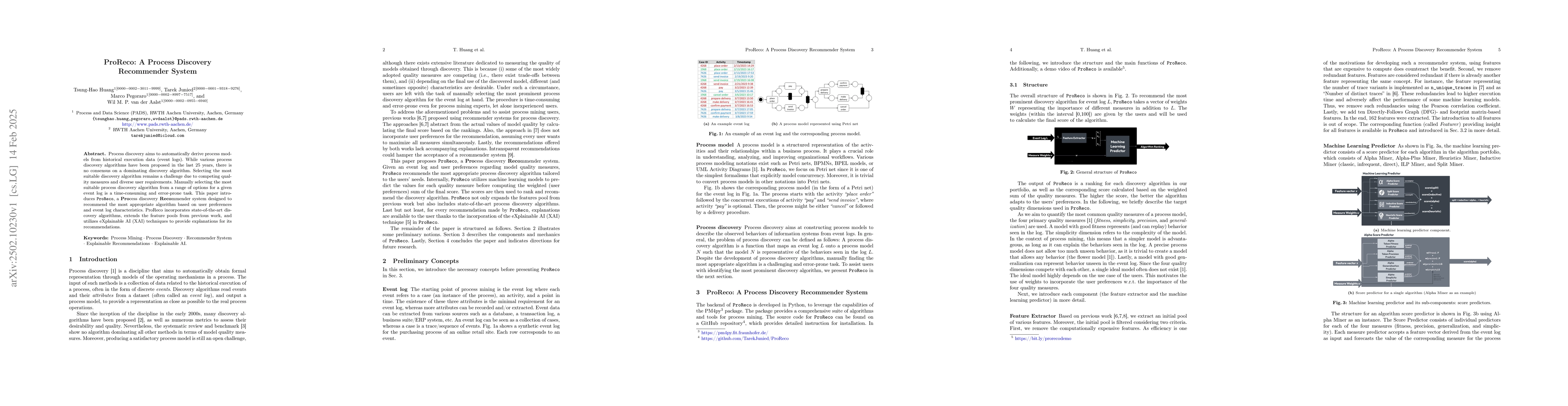 Thumbnail for ProReco: A Process Discovery Recommender System