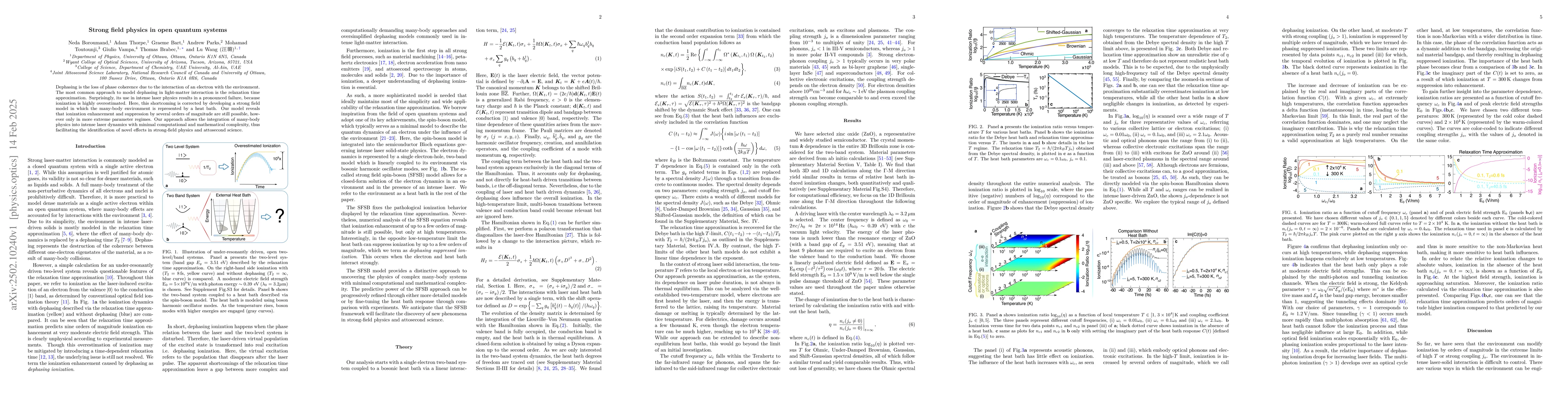 Thumbnail for Strong field physics in open quantum systems