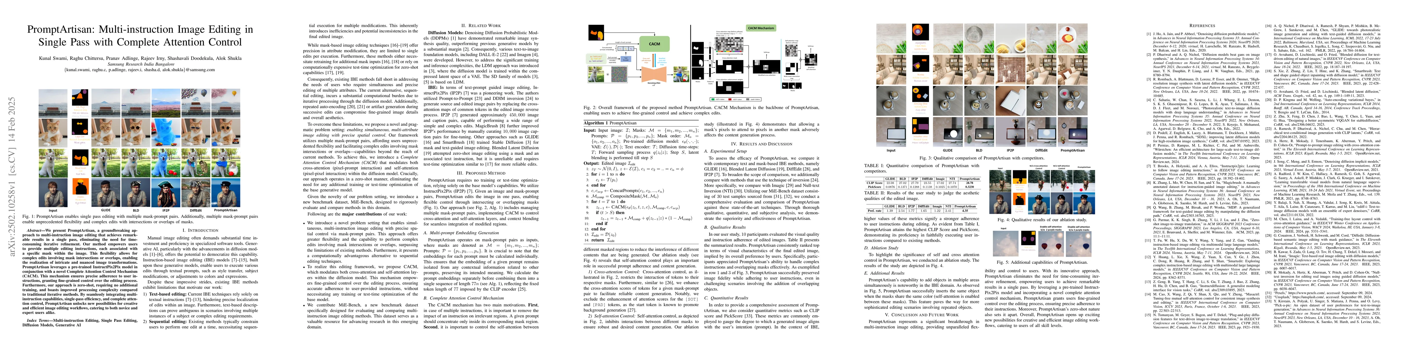 Thumbnail for PromptArtisan: Multi-instruction Image Editing in Single Pass with
  Complete Attention Control