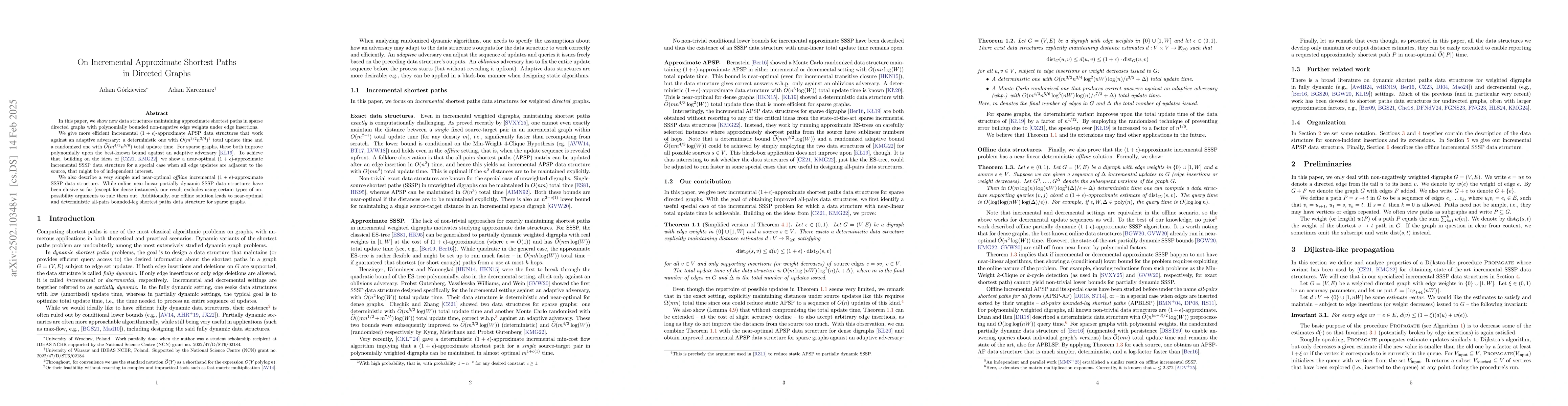 Thumbnail for On Incremental Approximate Shortest Paths in Directed Graphs