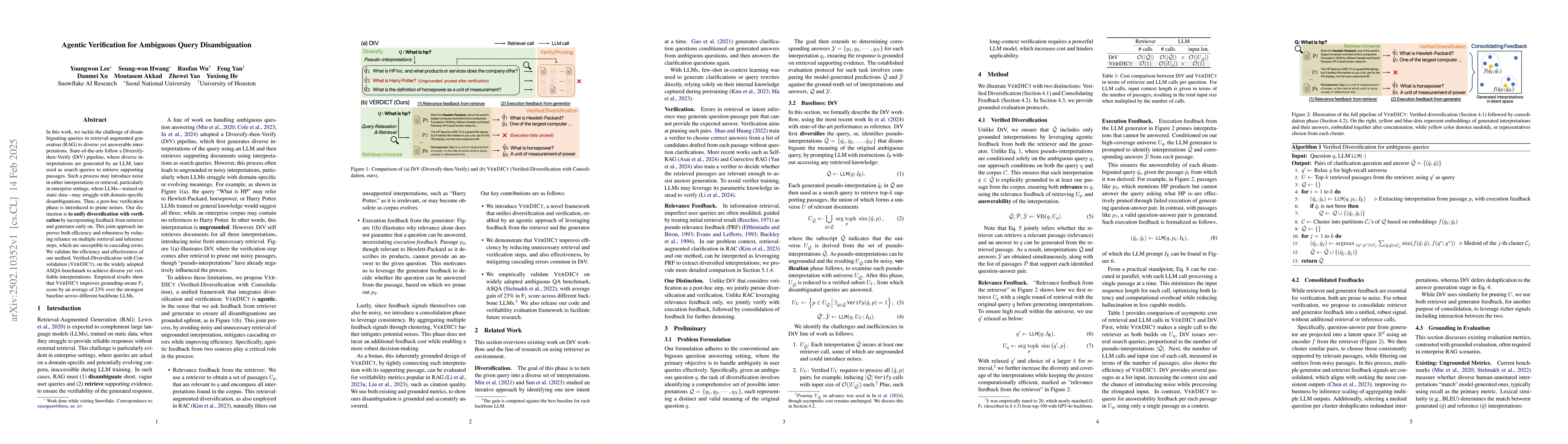 Thumbnail for Agentic Verification for Ambiguous Query Disambiguation
