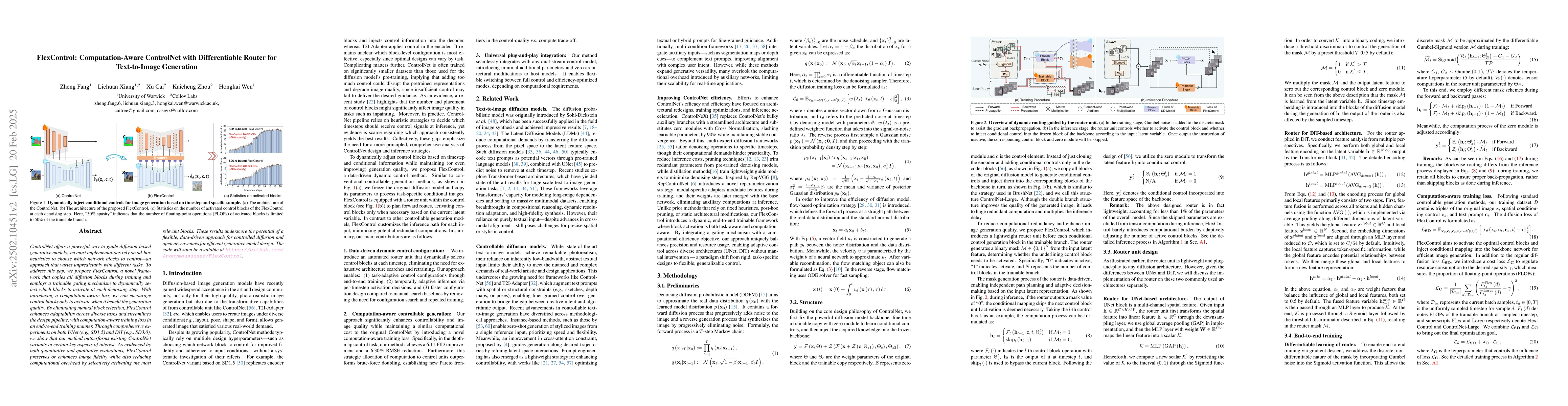 Thumbnail for FlexControl: Computation-Aware ControlNet with Differentiable Router for
  Text-to-Image Generation