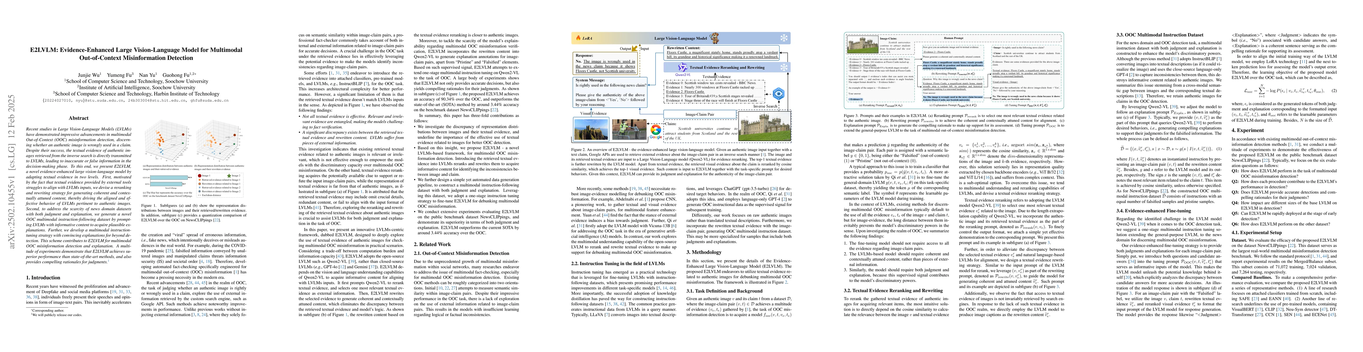 Thumbnail for E2LVLM:Evidence-Enhanced Large Vision-Language Model for Multimodal
  Out-of-Context Misinformation Detection