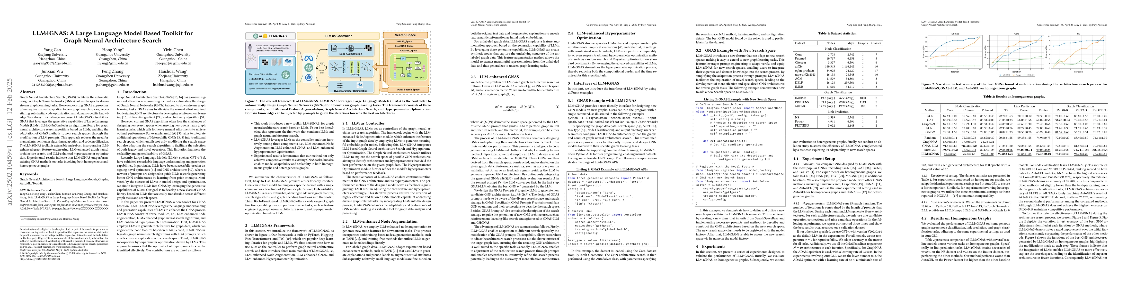 Thumbnail for LLM4GNAS: A Large Language Model Based Toolkit for Graph Neural
  Architecture Search