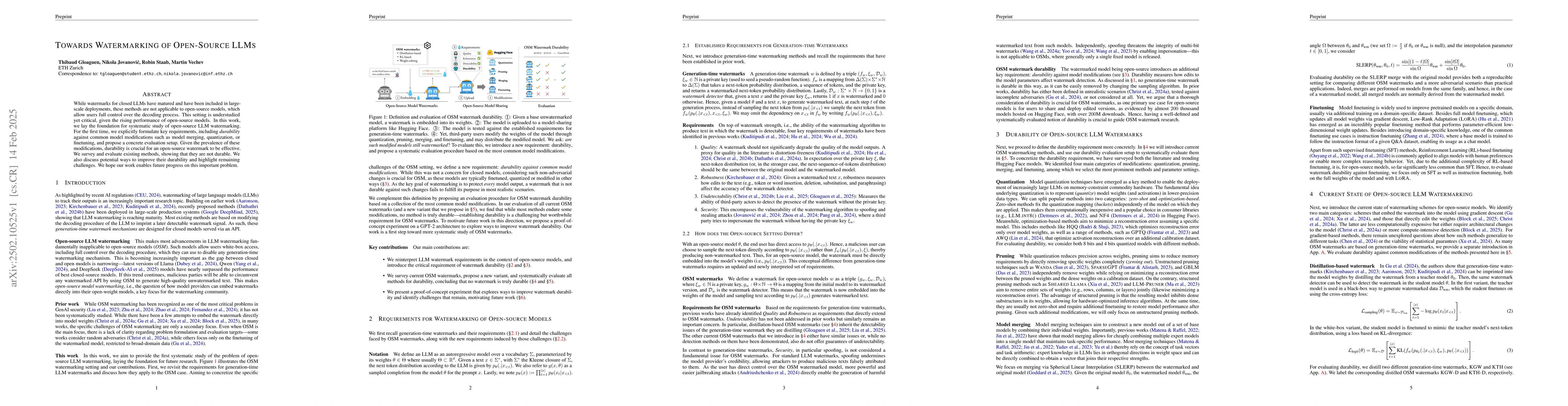 Thumbnail for Towards Watermarking of Open-Source LLMs